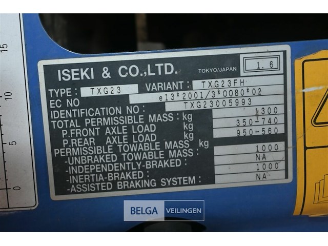 Minitractor met maaidek - afbeelding 5 van  11