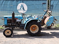 Minitractor mitsubishi d1450 diesel 14pk met grondfrees - afbeelding 1 van  1
