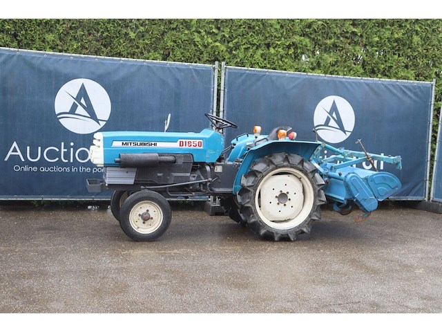 Minitractor mitsubishi d1850 diesel 18pk met grondfrees - afbeelding 1 van  1