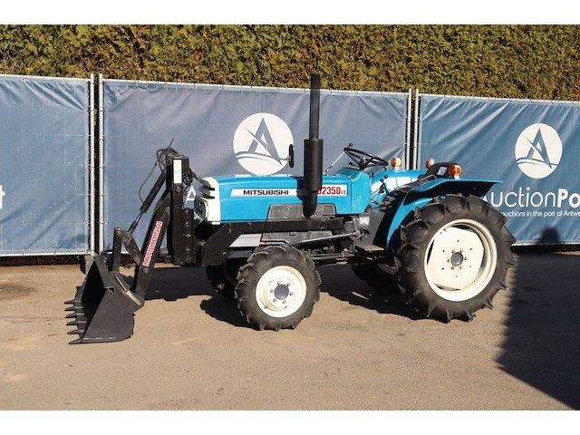 Minitractor mitsubishi d2350fd diesel met voorlader - afbeelding 1 van  1