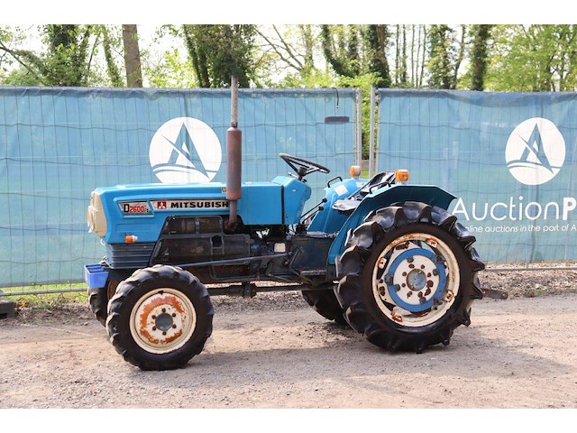 Minitractor mitsubishi d2600fd diesel 26pk - afbeelding 1 van  1