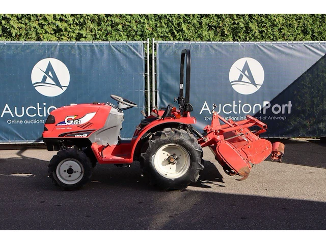 Minitractor mitsubishi mmt15 diesel 15pk met grondfrees - afbeelding 1 van  1