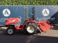Minitractor mitsubishi mmt15 diesel 15pk met grondfrees