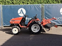 Minitractor mitsubishi mt155 diesel 15pk met grondfrees