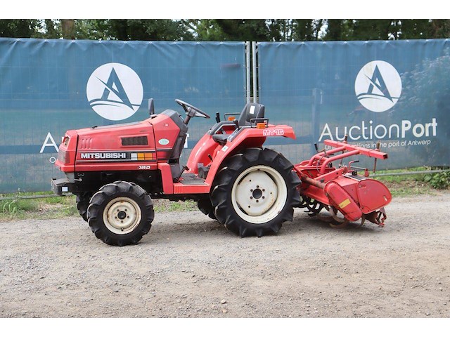 Minitractor mitsubishi mt16 diesel 15.8pk met grondfrees - afbeelding 1 van  1