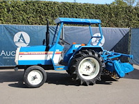 Minitractor mitsubishi mt2501 diesel 24pk met grondfrees - afbeelding 1 van  1
