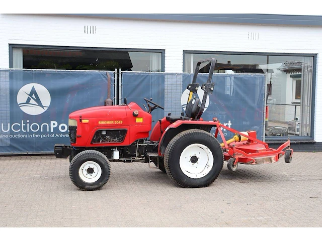 Minitractor siromer 204s diesel 14.7kw 2004 met cirkelmaaidek caroni - afbeelding 1 van  1