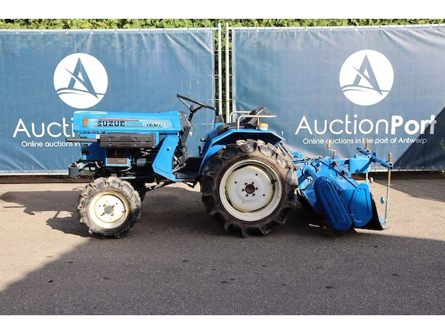 Minitractor suzue/ mitsubishi m2001 diesel 20pk met grondfrees - afbeelding 1 van  1