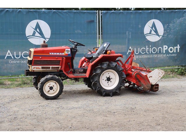 Minitractor yanmar f14d diesel 14pk met grondfrees - afbeelding 1 van  1