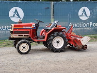 Minitractor yanmar f14d diesel 14pk met grondfrees - afbeelding 1 van  1