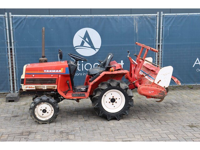 Minitractor yanmar f14d diesel met grondfrees - afbeelding 1 van  1