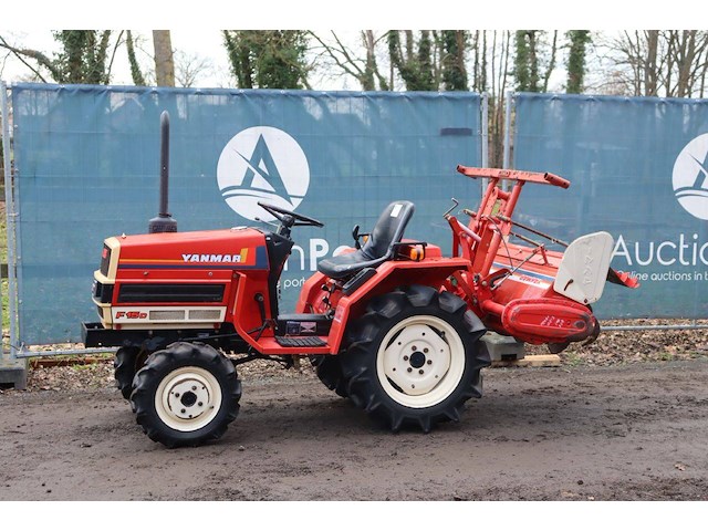 Minitractor yanmar f15d diesel 15pk met grondfrees - afbeelding 1 van  1