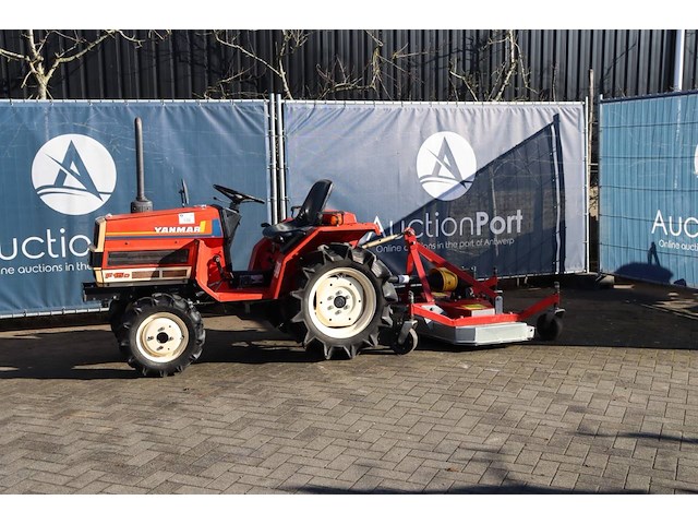 Minitractor yanmar f15d diesel 15pk met maaier - afbeelding 1 van  1
