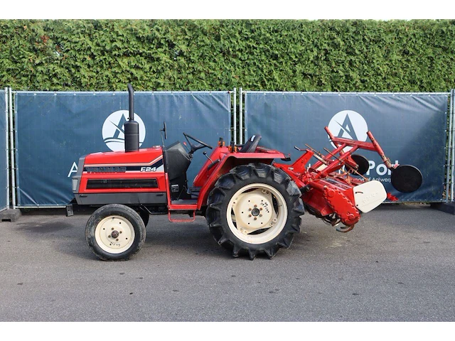 Minitractor yanmar f24 diesel 24pk met grondfrees - afbeelding 1 van  1
