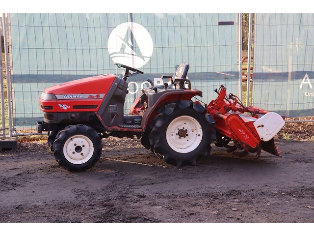 Minitractor yanmar ke-3d diesel 13.5pk met grondfrees - afbeelding 1 van  1