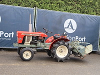 Minitractor yanmar ym1300 diesel 13pk met grondfrees