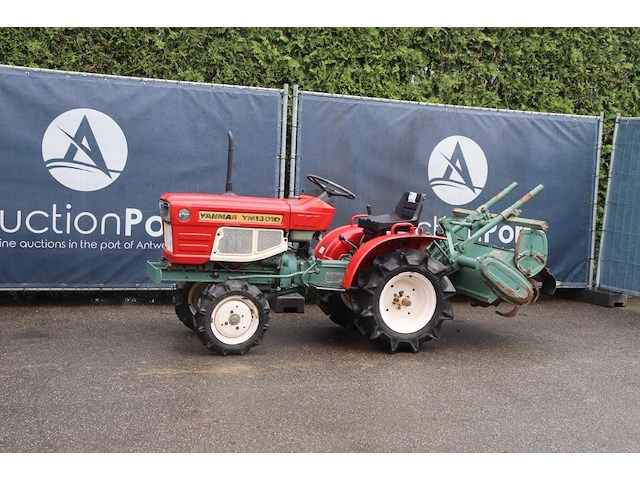 Minitractor yanmar ym1301d diesel 13pk met grondfrees - afbeelding 1 van  1