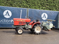 Minitractor yanmar ym1401 diesel 14pk met grondfrees