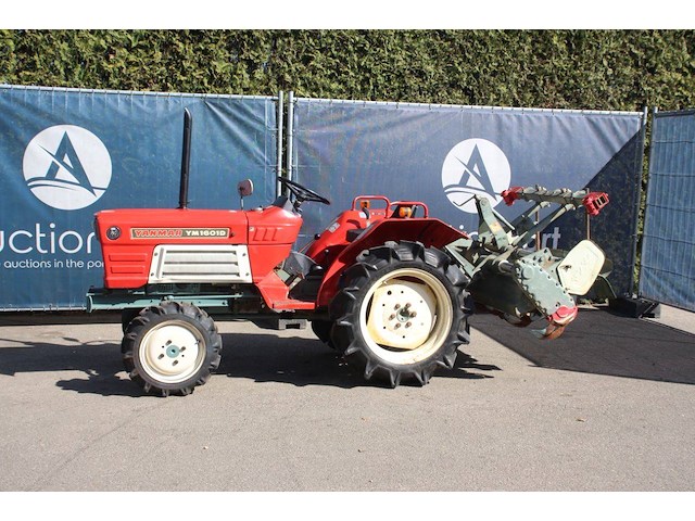 Minitractor yanmar ym1601d diesel 16pk met grondfrees - afbeelding 1 van  1