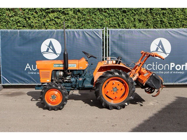 Minitractor zen-noh/ kubota l1501dt diesel 15pk met grondfrees - afbeelding 1 van  1