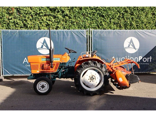 Minitractor zen-noh/kubota l1801 diesel 18pk met grondfrees - afbeelding 1 van  1