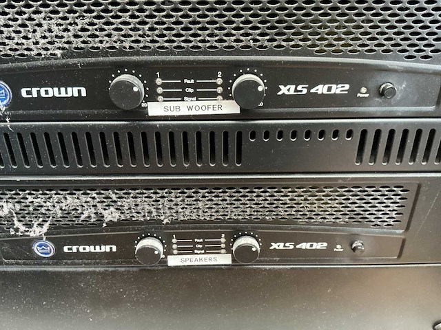 Minkels mobiel audio apparatuur kast met inhoud zie foto’s - afbeelding 6 van  7