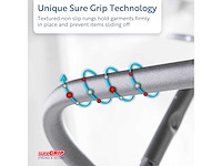 Minky premium sure grip 3-lags roestvrijstalen wasdroger grijs roestvrij staal standaardmaat - afbeelding 8 van  9