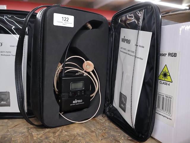 Mipro bodypack transmitter (x2) - afbeelding 2 van  6