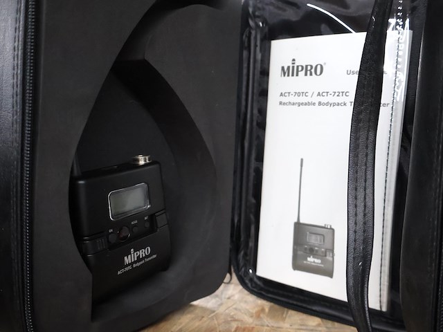 Mipro bodypack transmitter (x2) - afbeelding 4 van  6
