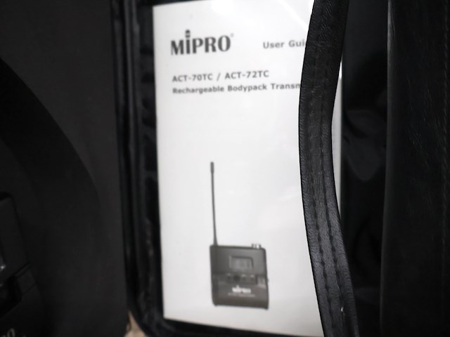 Mipro bodypack transmitter (x2) - afbeelding 6 van  6