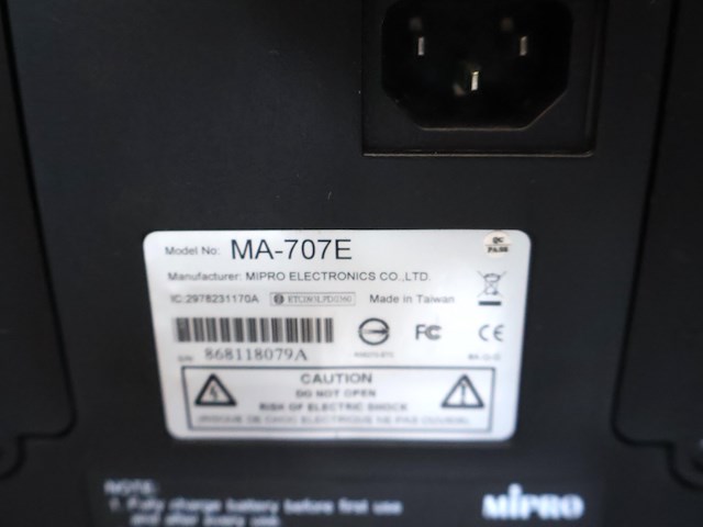Mipro speaker (x3) - afbeelding 8 van  17