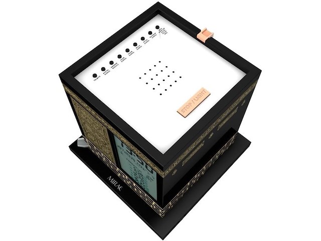 Mirac automatisch kaaba azan horloge - afbeelding 3 van  4