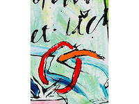 Miriam slaats - dansen in het licht van goud en liefde - kleurenzeefdruk - afbeelding 4 van  5