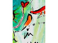 Miriam slaats - dansen in het licht van goud en liefde - kleurenzeefdruk - afbeelding 5 van  8