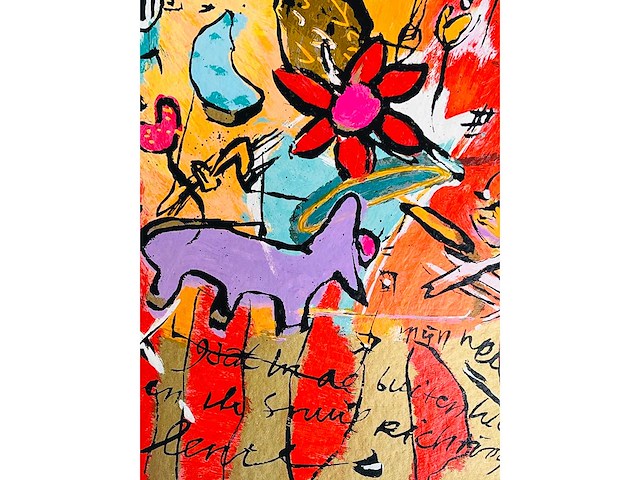 Miriam slaats - spring - kleurenzeefdruk - afbeelding 1 van  16