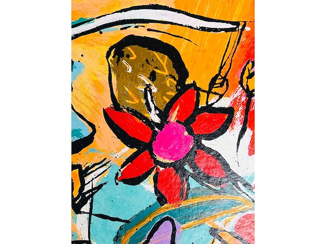 Miriam slaats - spring - kleurenzeefdruk - afbeelding 2 van  8