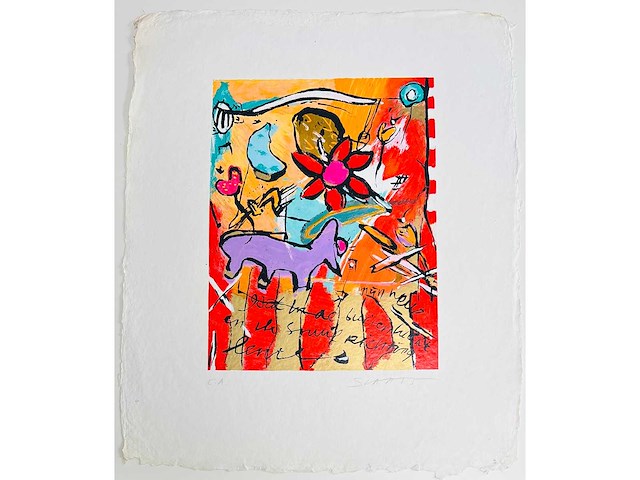 Miriam slaats - spring - kleurenzeefdruk - afbeelding 5 van  9