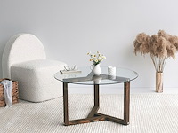 Miro salontafel | gehard glas | walnoot - afbeelding 3 van  6