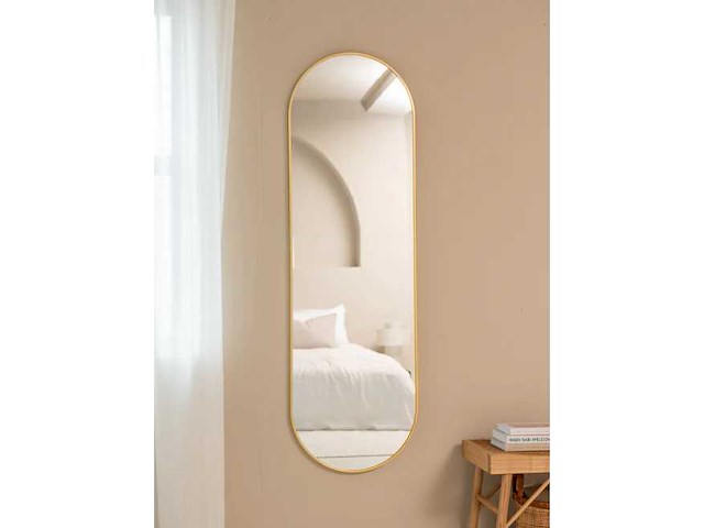 Miroir mural ovale - or - afbeelding 4 van  7
