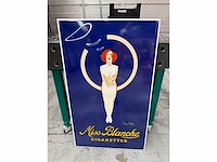 Miss blanche geëmailleerde plaquette 60 x 100 x 1,5 cm - afbeelding 1 van  5