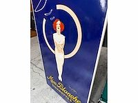 Miss blanche geëmailleerde plaquette 60 x 100 x 1,5 cm - afbeelding 3 van  5