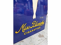 Miss blanche geëmailleerde plaquette 60 x 100 x 1,5 cm - afbeelding 4 van  5