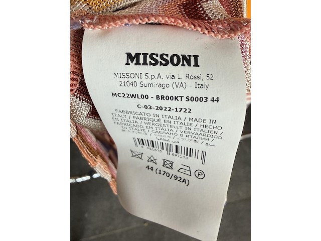 Missoni jurk - pull - afbeelding 3 van  3