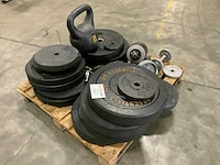 Mistery pallet diversen bumper kettlebell krachtstation