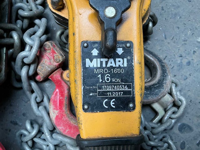 Mitari / delta red kettingtakel (2x) - afbeelding 7 van  7