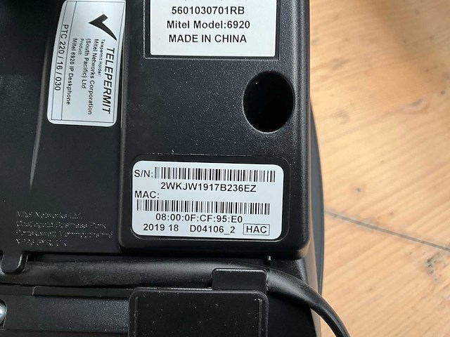 Mitel bedrijfstelefoon vast (8x) - afbeelding 3 van  5