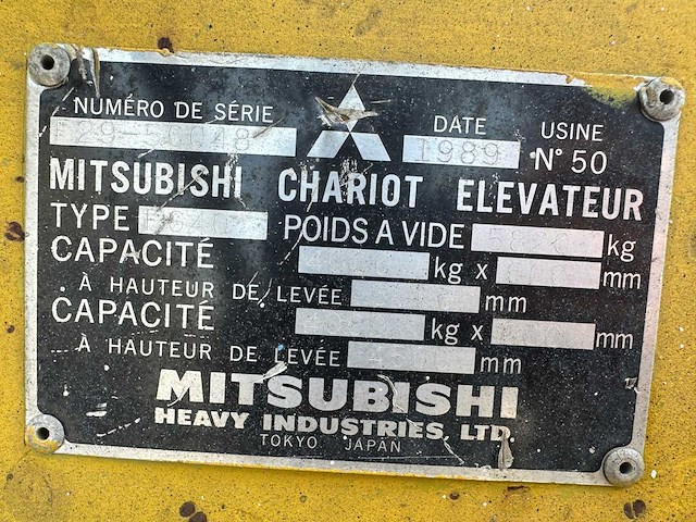 Mitsubishi - 1989 - fg40 - vorkheftruck - afbeelding 51 van  51