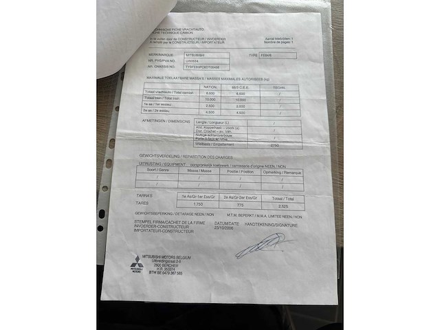 Mitsubishi - 2007 - canter fe85 - vrachtwagen - afbeelding 13 van  43
