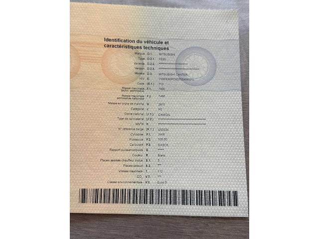 Mitsubishi - 2007 - canter fe85 - vrachtwagen - afbeelding 14 van  43
