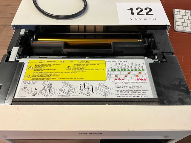 Mitsubishi - cp3800dw - dye sub printer 20x30cm - afbeelding 7 van  8